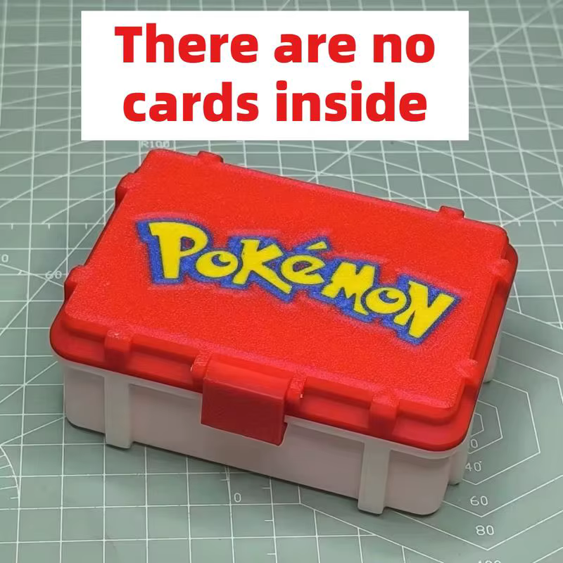 Boîte de rangement pour cartes Pokemon, boîte de rangement portable pour cartes de jeu, étui de rang