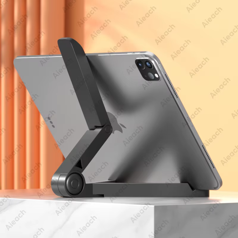 Support de moniteur portable et support de tablette réglable, pliable, pour la plupart des tablettes