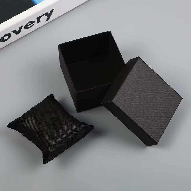 Boîte de montre en carton en cuir 216.239., support de montres-bracelets de bijoux, étui de rangemen