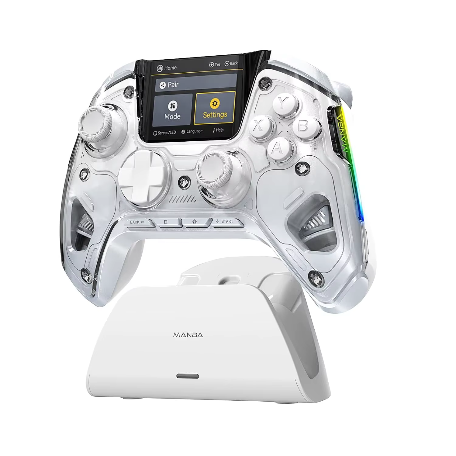 Contrôleur de jeu sans fil Mamba One V2 pour iOS/Android/Switch/PC, bâton à effet Hall, lumière RGB