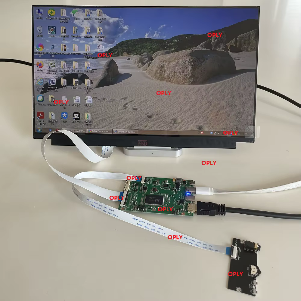 15.6 "17.3" 13.3 "14" 1920X1080 panneau LED écran IPS + type-c USB mini HDMI pour PC PS X360 ordinat