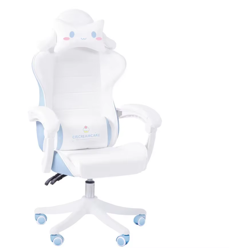 Chaise de jeu Super confortable, chaise de bureau, ancre féminine, diffusion en direct, rotative, mi