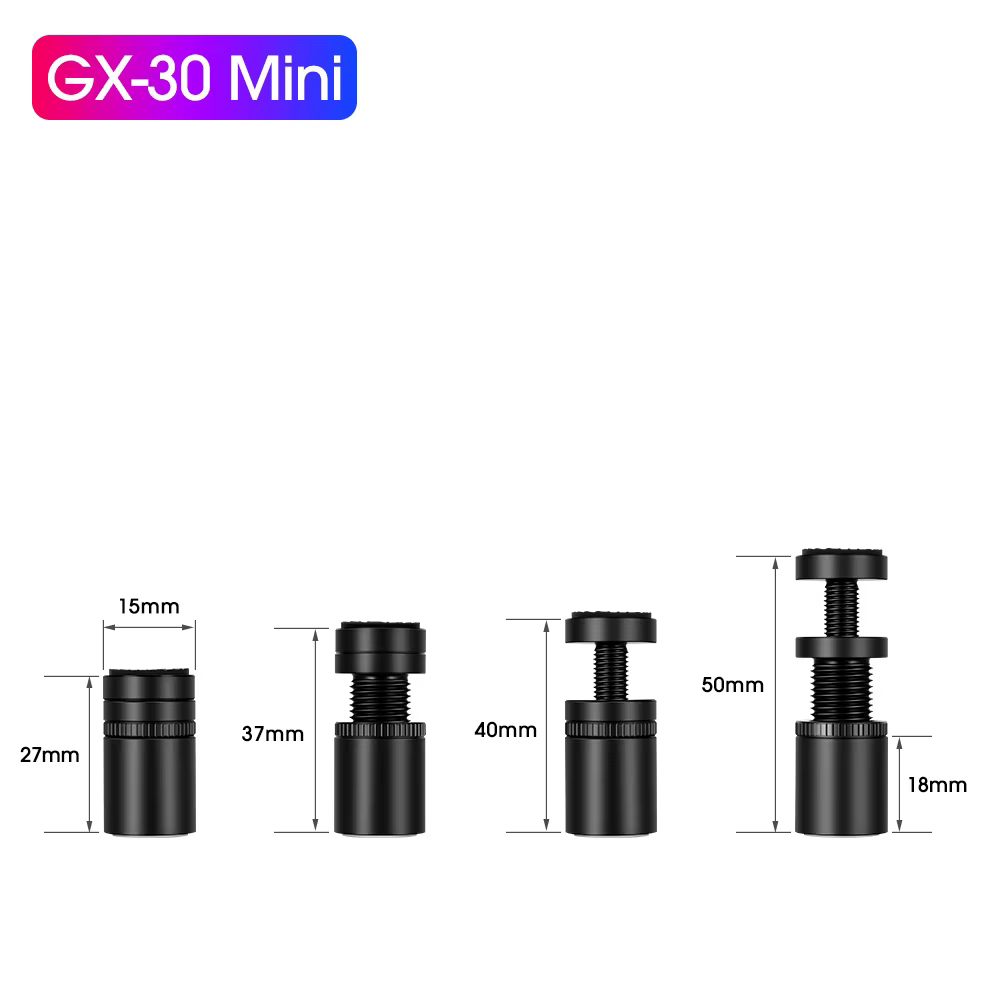 COl'hyMOON-Support vertical pour carte vidéo, 50-120mm, en alliage d'aluminium, pour boîtier d'ordin