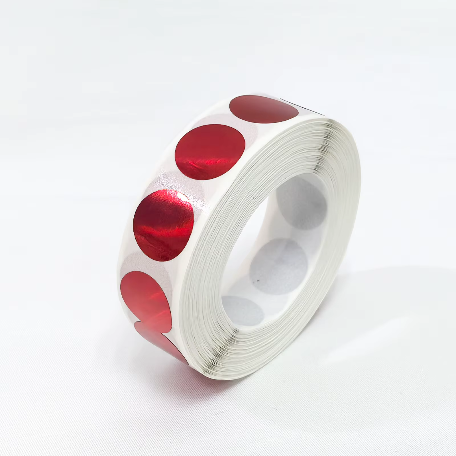 Autocollants à gratter 16*16mm ronds, holographiques, couleur laser, métalliques, pour jeux, cartes
