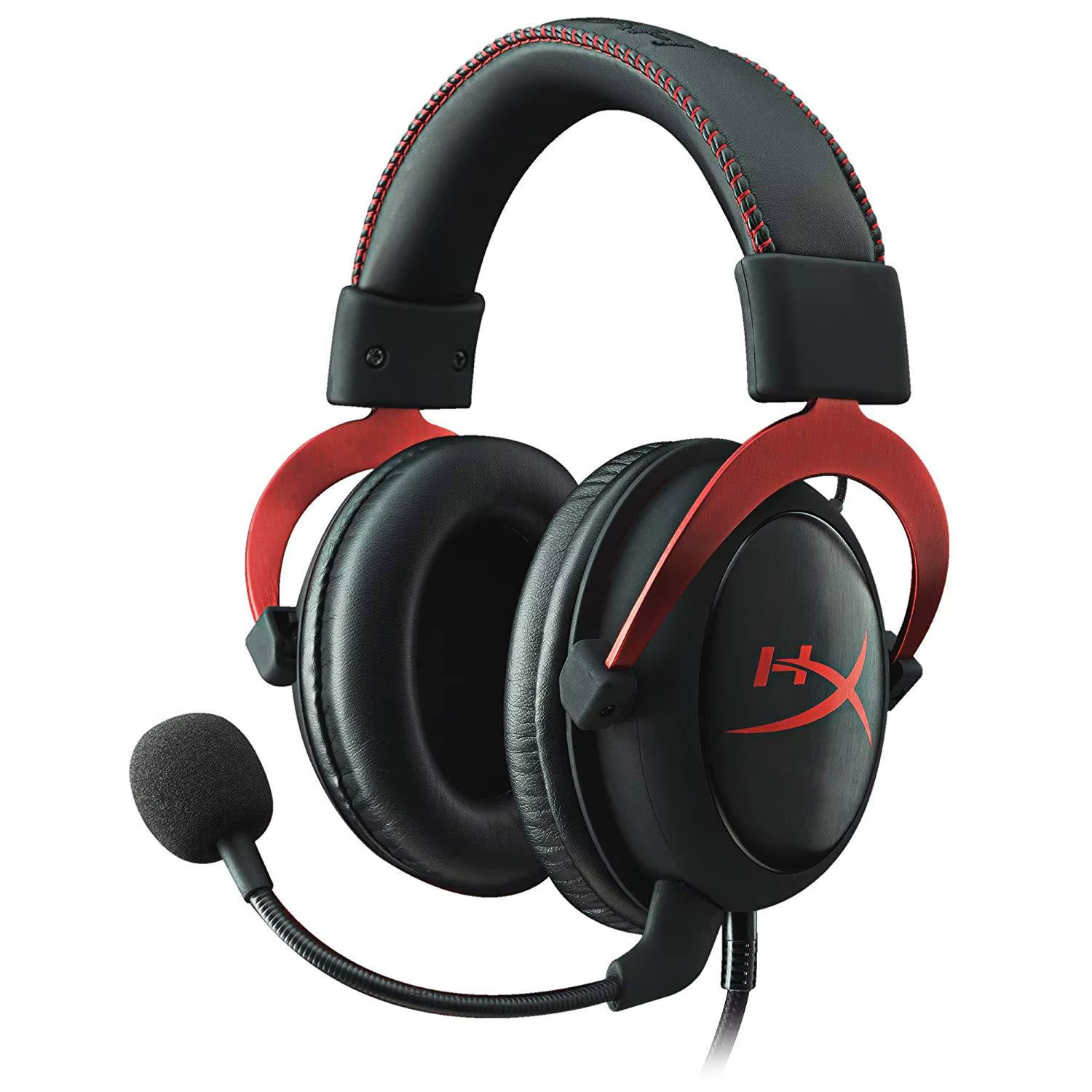 Casque filaire de jeu HyperX Cloud 2 II avec son surround HiFi 7.1, microphone, sauna, téléphone, PC