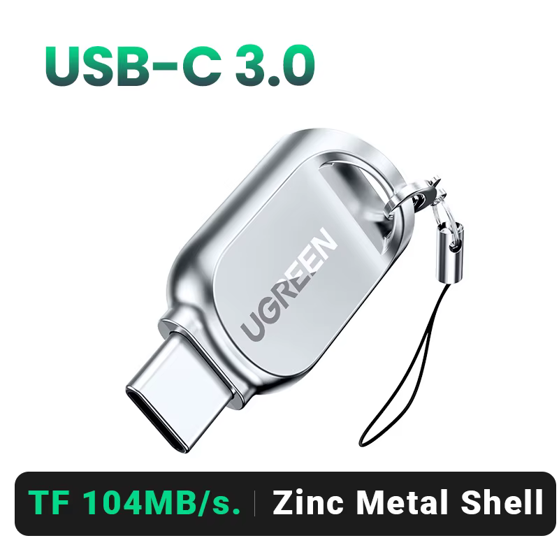 UGREEN Lecteur de carte USB-C à Micro SD TF carte OTG adaptateur pour ordinateur portable PC tablett