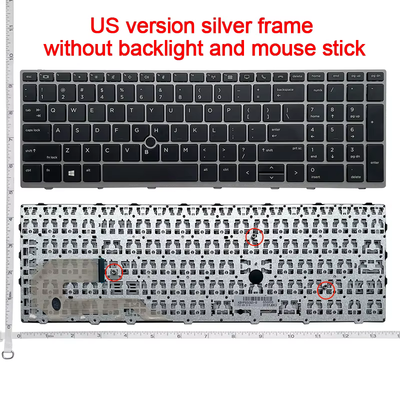 Nouveau clavier d'ordinateur portable américain pour HP EliteBook 750 G5/750 G6/755 G5/755 G6/850 G5