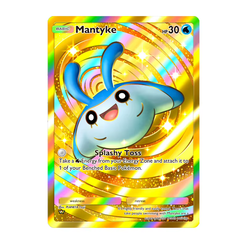 Couronne de poche série Rare PKM Eevee Lunala Arceus carte monstre faite maison textures gravées car