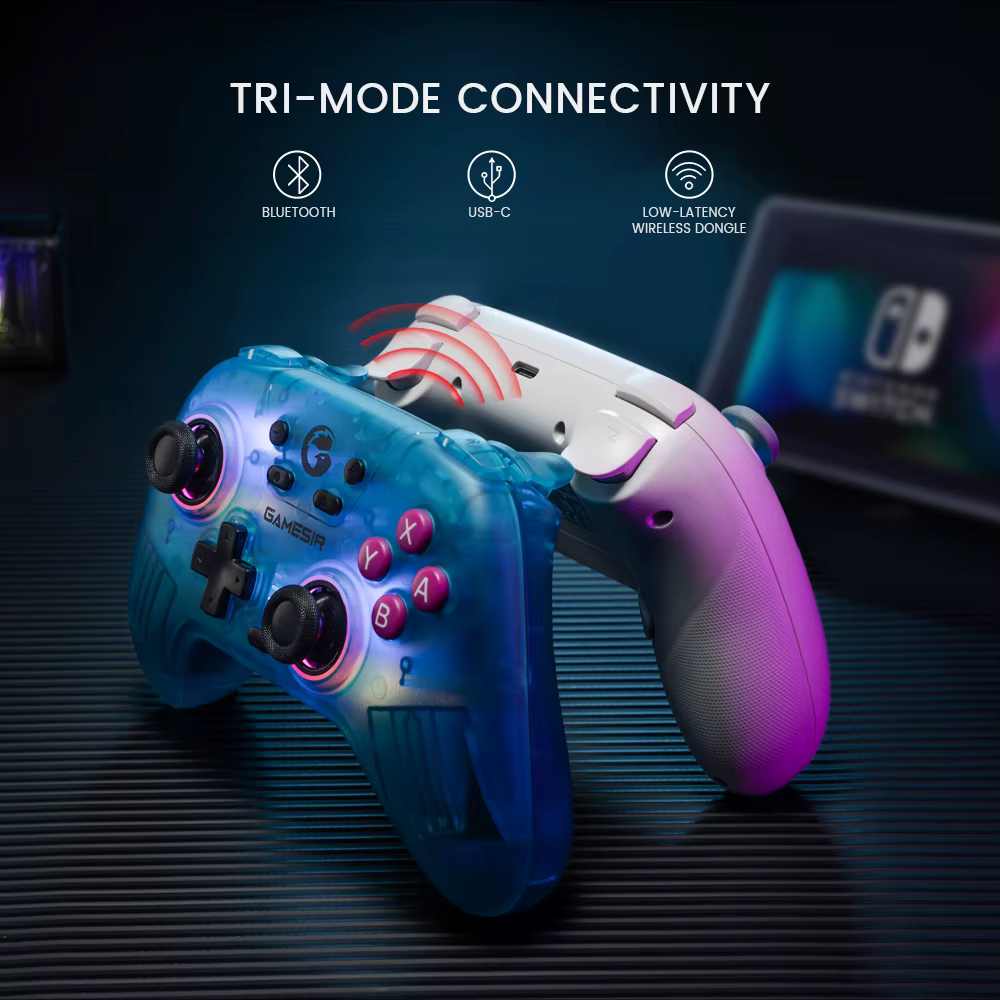 GameSir Nova contrôleur de commutateur sans fil manette Bluetooth avec effet Hall pour Nintendo Swit