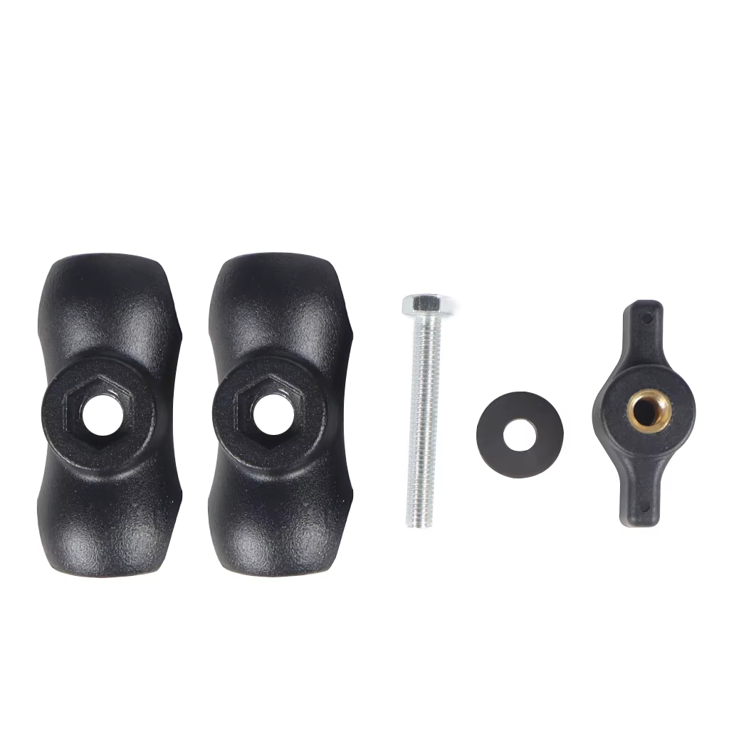 Bras à Double douille en alliage d'aluminium pour supports RAM 5.5cm 9.5cm 15cm bras d'extension de