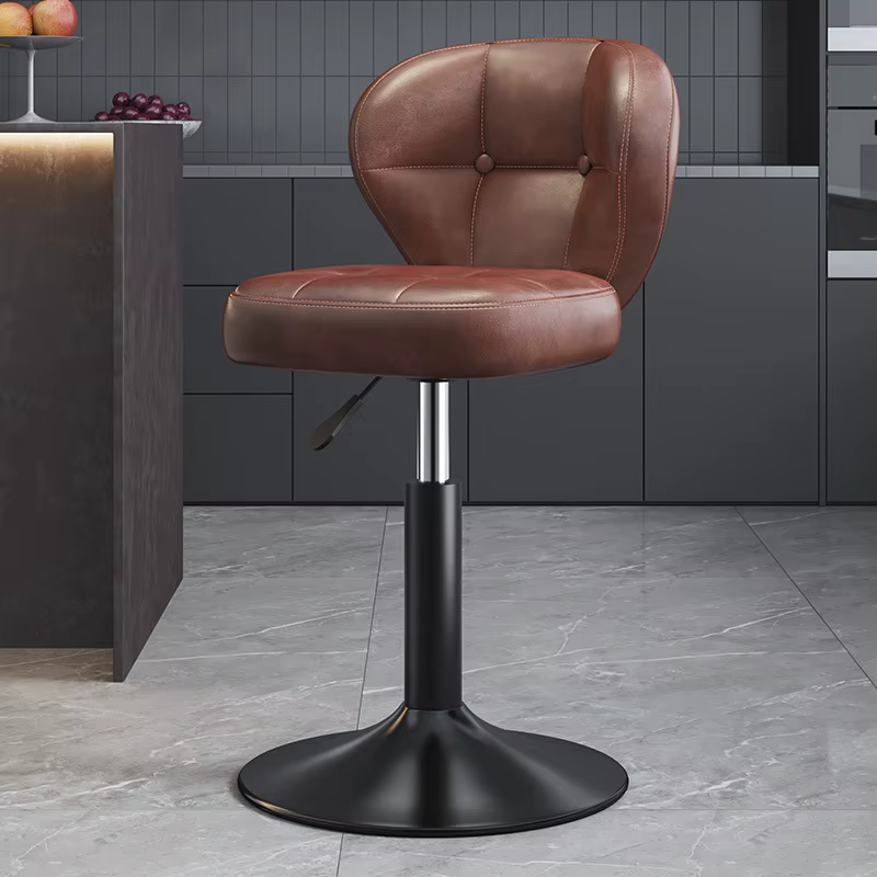 Chaise plate-forme haute commerciale, chaise repose-pieds haut, hauteur réglable, rotative, chaise d