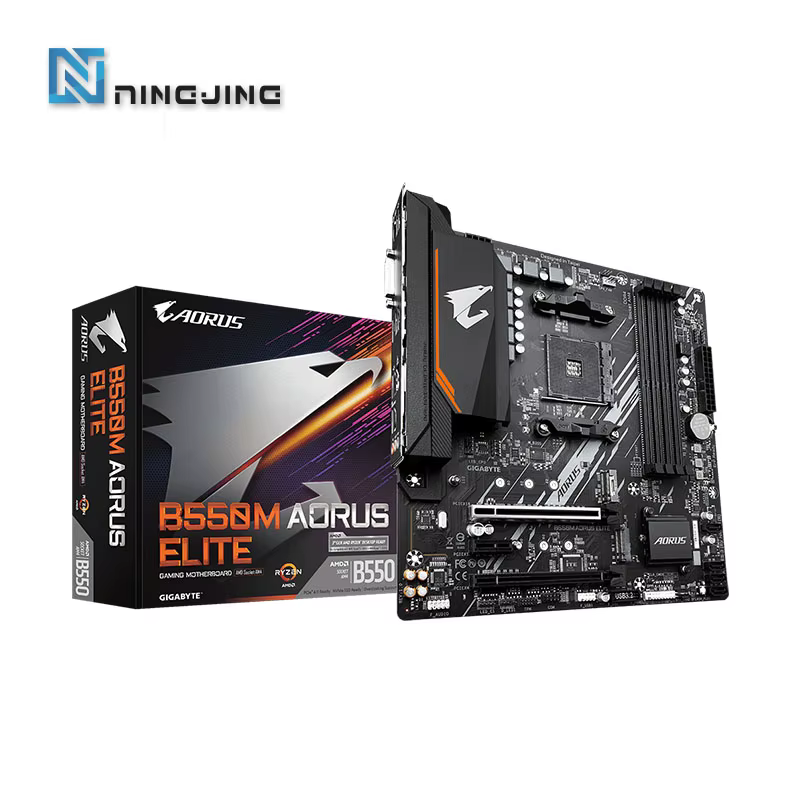 GIGABYTE GA Bcape M AORUS ELITE Micro-ATX, nouveau AMD B550 DDR4 4733 (OC) Carte mère double canal,