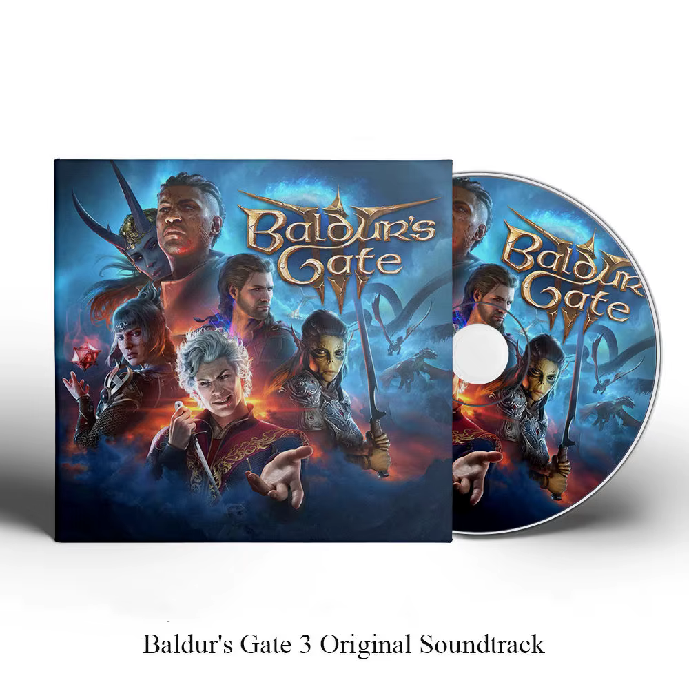 Jeu Baldur's Gate 3 Borislav Slavov CD de musique les plus grands succès OST Album enregistrement de