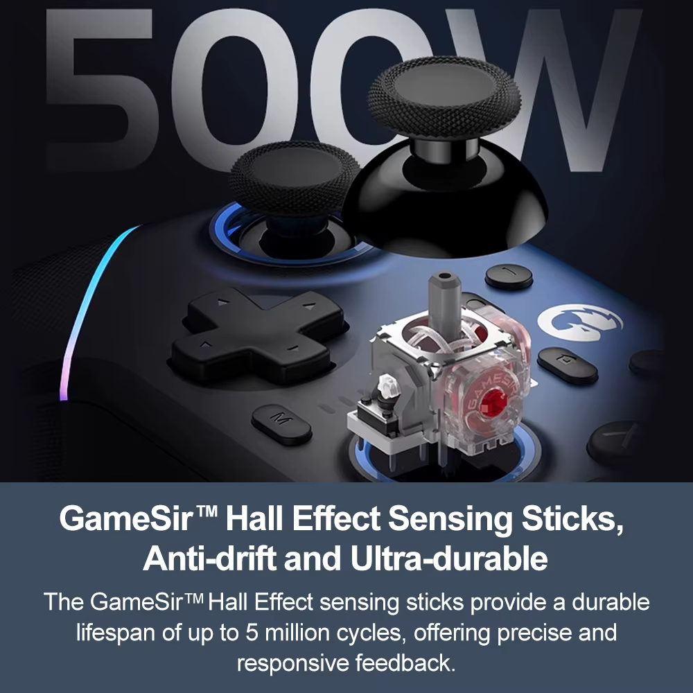 Gamesir Super Nova contrôleur de jeu manette de jeu Bluetooth sans fil avec bâtons de détection d'ef