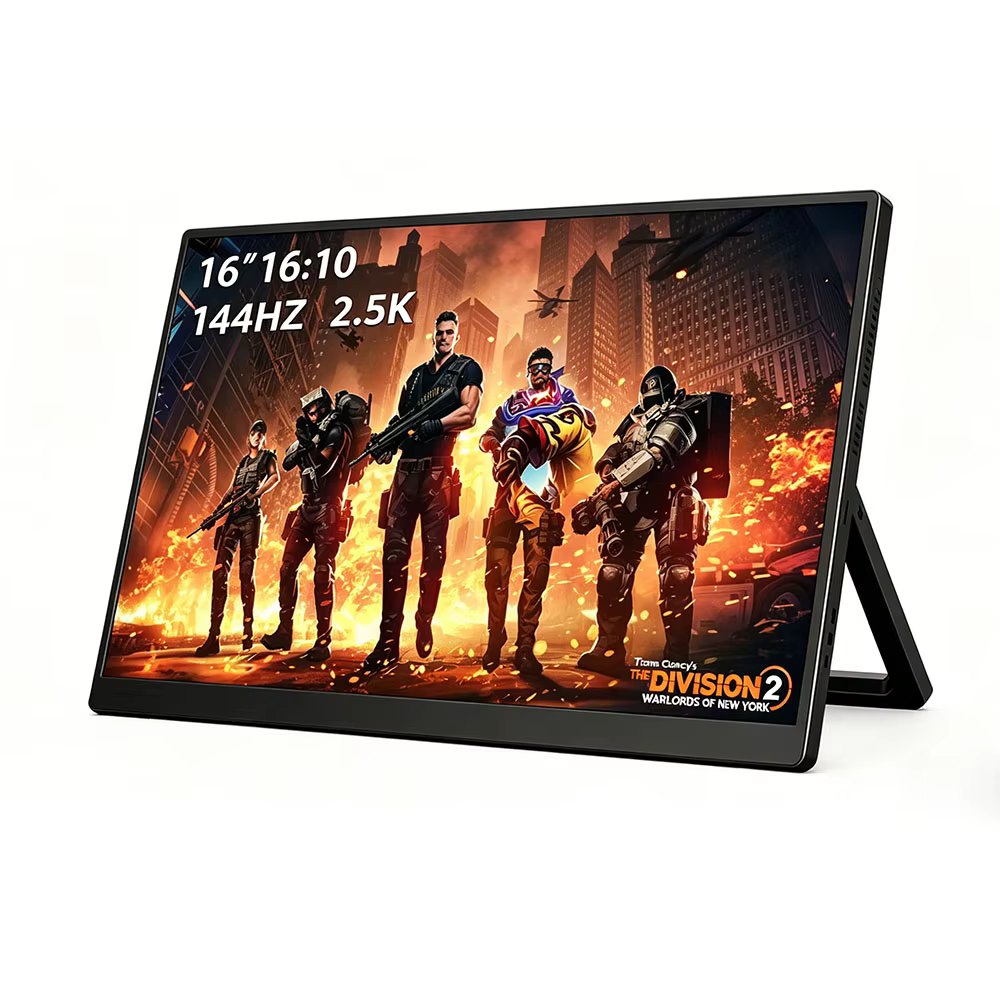 Moniteur de jeu portable 16 pouces 144 Hz 2,5K QHD, deuxième écran pour ordinateur portable Mac, Swi