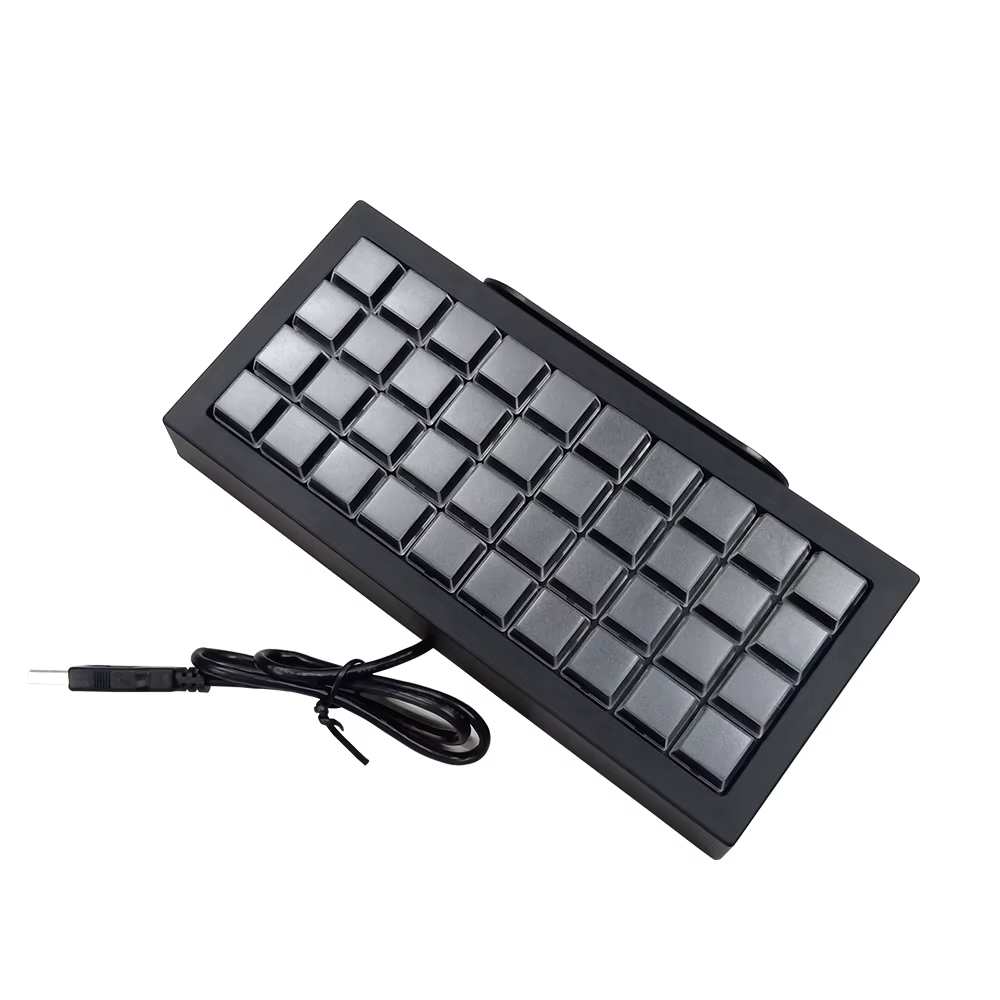 Mini clavier de caisse enregistreuse Programmable personnalisé, 40 touches, clavier de position KB40