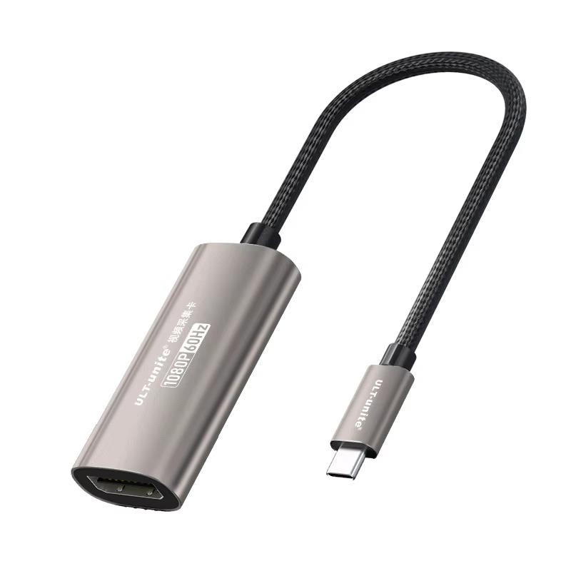 Carte de Capture 1080P, entrée 4K HDMI vers USB-A/USB-C USB3.0, enregistrement vidéo et Audio pour l
