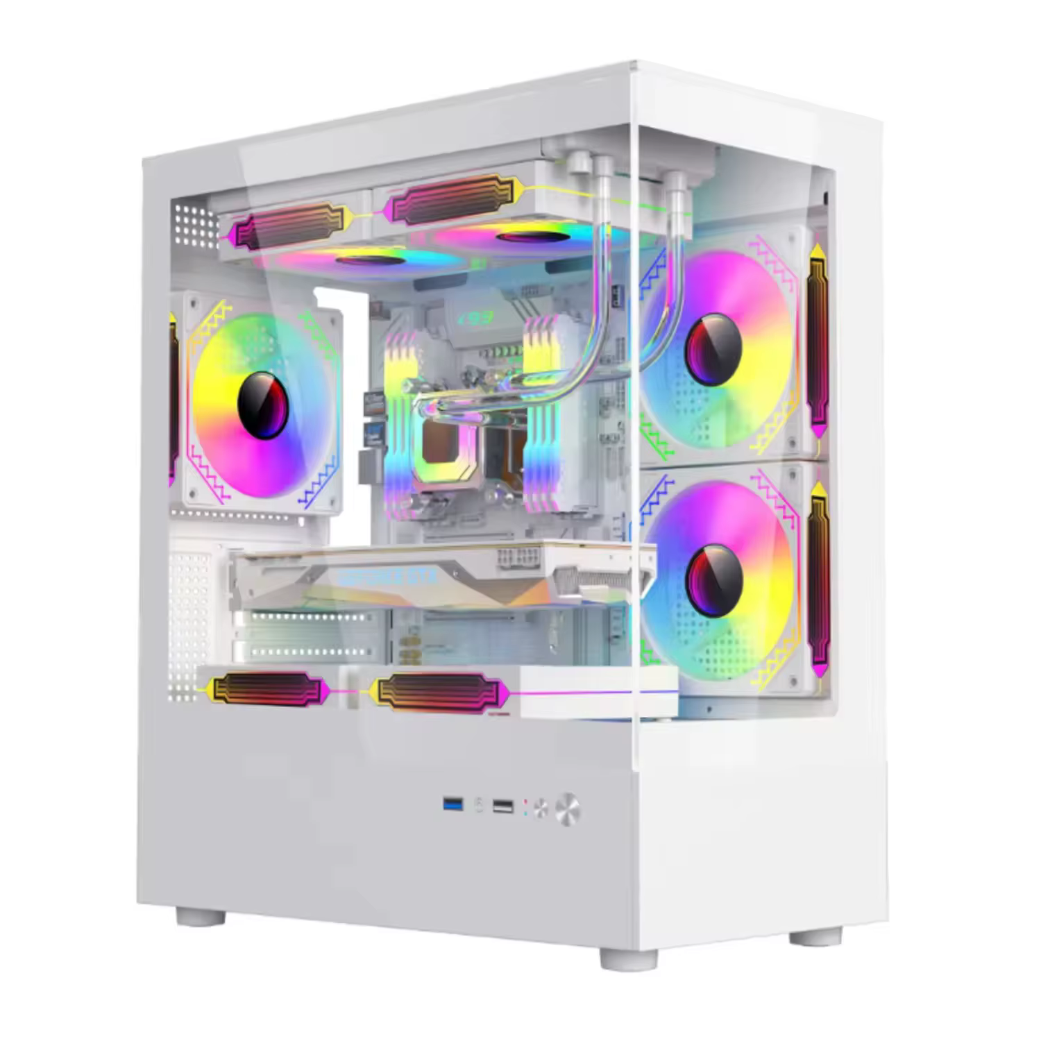 PC de jeu AOTESIER avec processeur Core i7, SSD 256 Go, 8 Go/16 Go de mémoire DDR3 3200 MHz, Windows