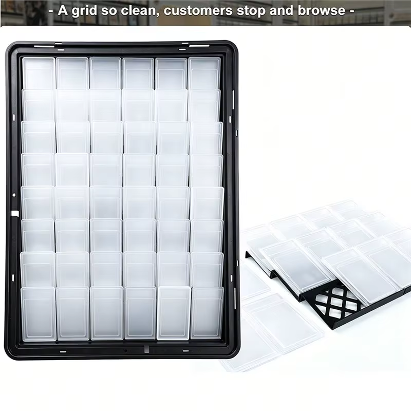 【REUNION FAMILIALE】Présentoir pour cartes sportives et cartes à collectionner, 30 supports pour cart