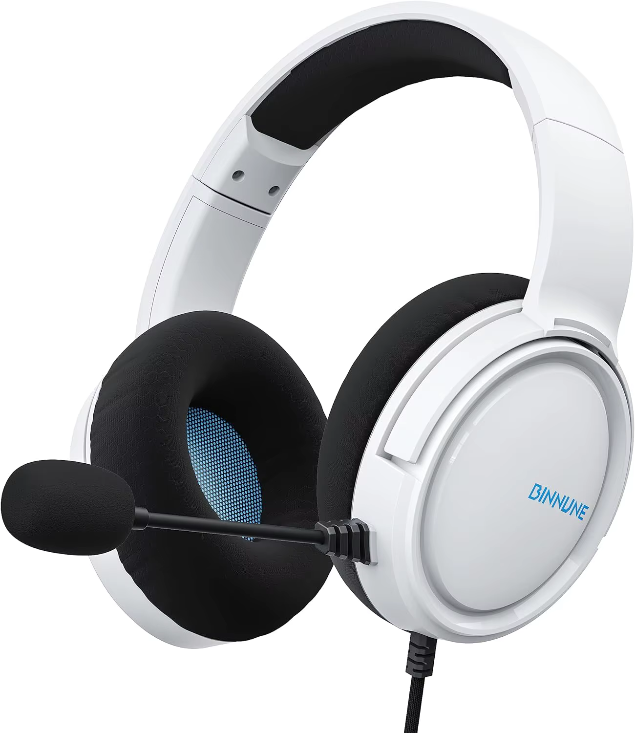 Casque de jeu avec micro pour PC, PS5, PS4, Xbox One, Switch, casque filaire pour gamer, casque supr