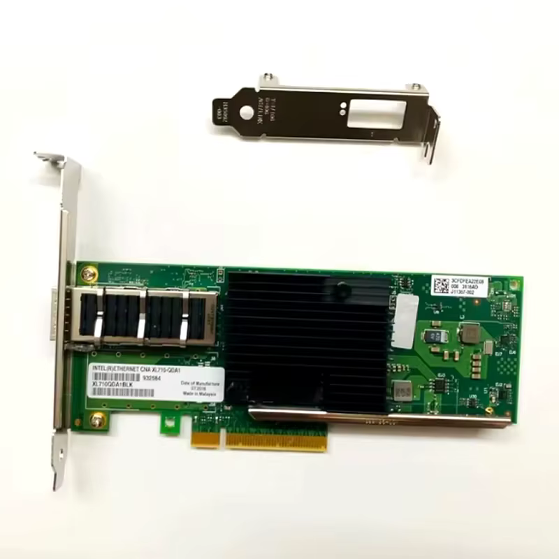 Carte réseau XL710-QDA2 XL710-QDA1 QSFP+ double port PCIe3.0 X8 Intel 40G