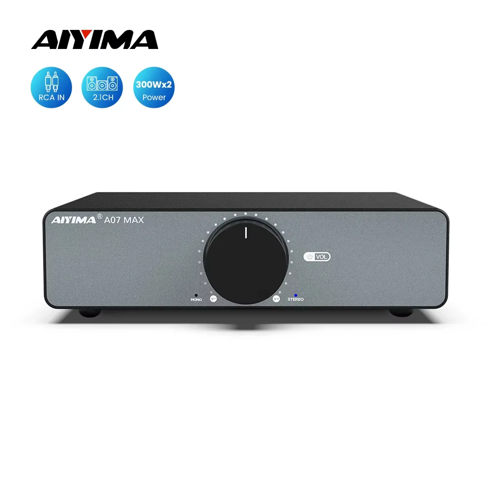 Amplificateur audio AIYIMA TPA3255 Bluetooth Amplify A07 A07 PRO A07 MAX Amplificateur de son 2.0 St