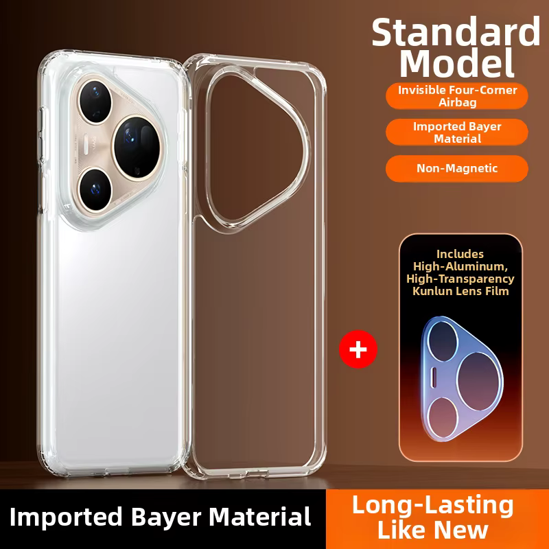 Transparent pour Magsafe Cas pour Huawei Pura 70 80 Pro Pro + Ultra avec Magnétique et Support Annea