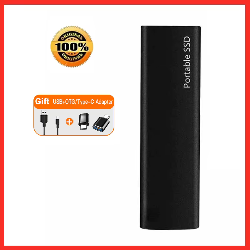 Disque dur externe SSD portable 1 To, interface USB 3.0, haute vitesse, disque dur SSD original pour