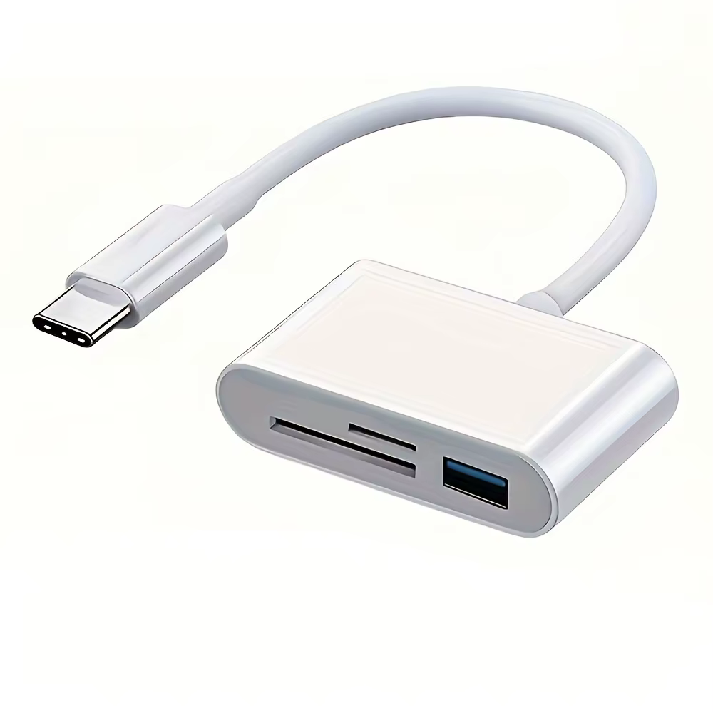 Lecteur de carte SD 3 en 1, adaptateur OTG, Port 2.0/3.0, Compatible avec MacBook Pro, ordinateur po