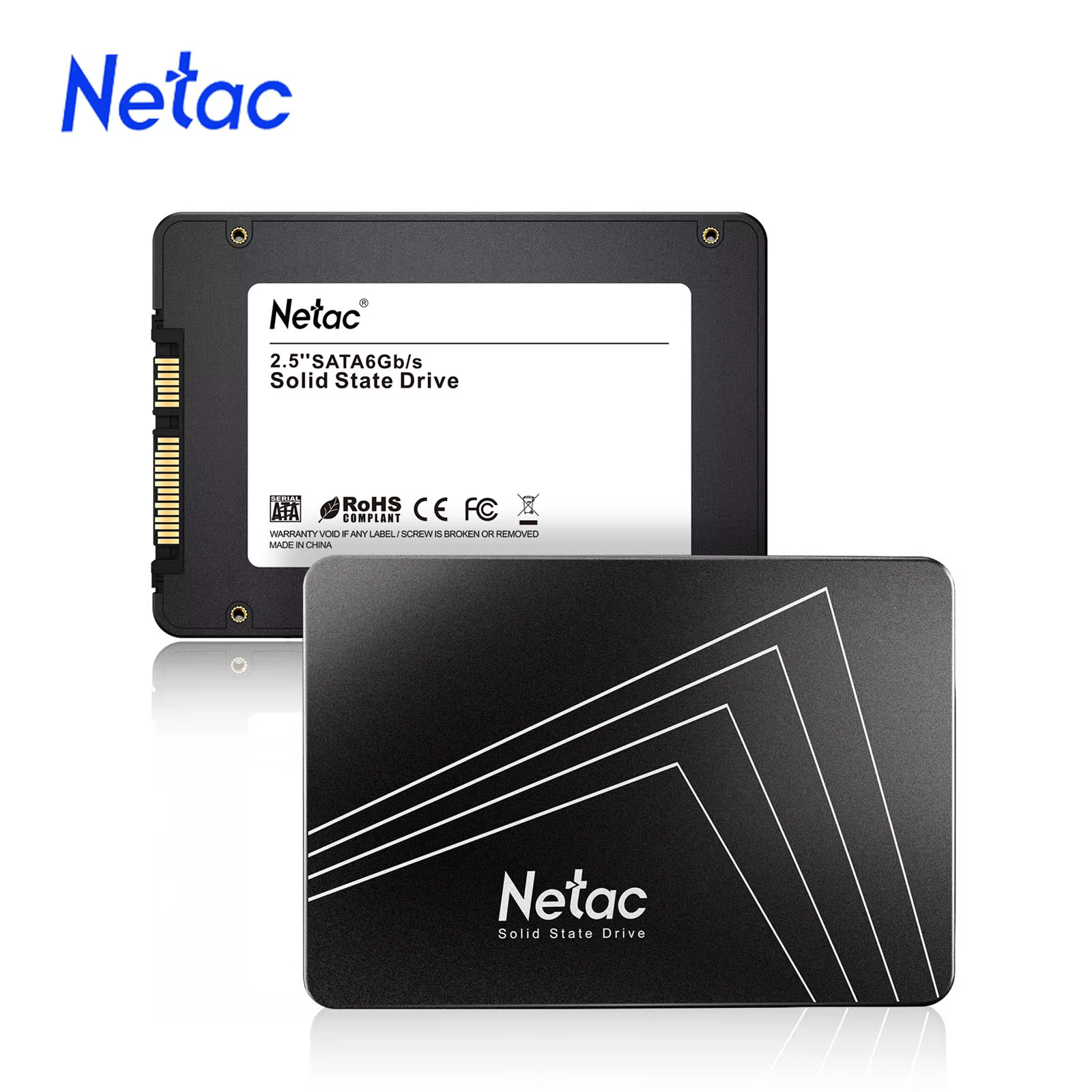 Netac 128gb 256gb 512gb 1tb 2tb SSD SATA3 2.5 pouces disque dur interne SSD pour ordinateur de burea