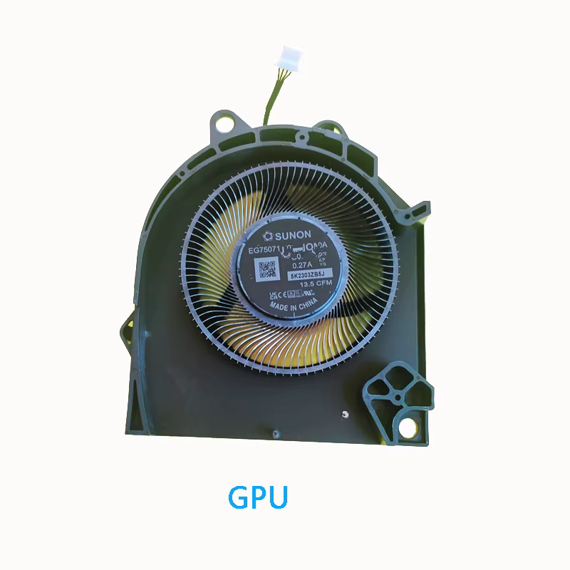 Nouveau ventilateur de refroidissement CPU GPU d'origine pour ordinateur portable Dell G15 5530 12V