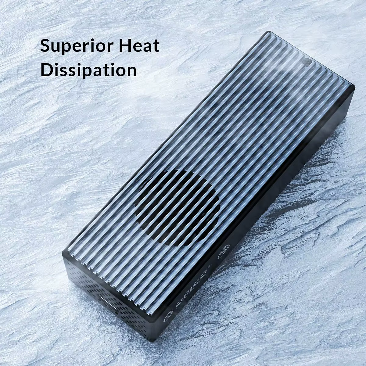 Boîtier SSD ORICO M.2 NVME avec ventilateur de refroidissement intégré type-c M2 boîtier SSD NVME 20