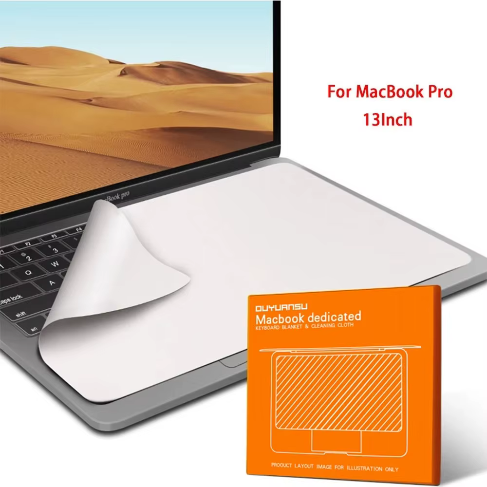 Couverture de clavier pour ordinateur portable, Film de protection anti-poussière en microfibre, chi