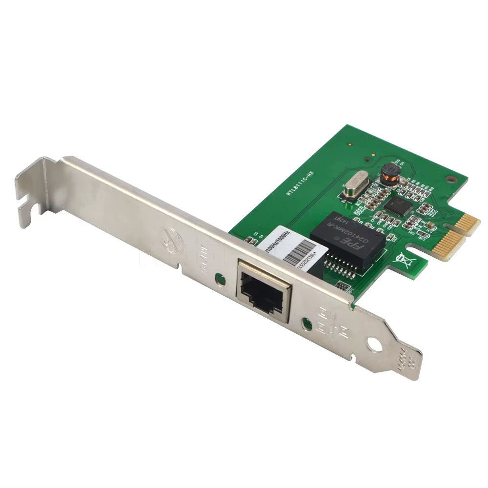Adaptateur Ethernet Gigabit 1000Mbps, carte réseau PCI Express PCI-E, 10/100/1000M, RJ-45, RJ45, ada