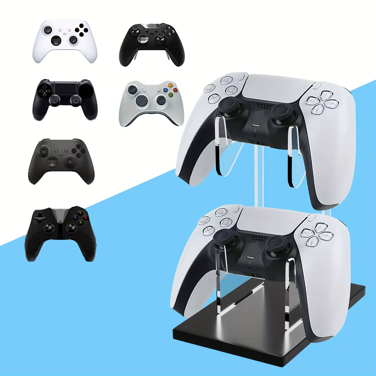 Support universel pour manette de jeu, double couche