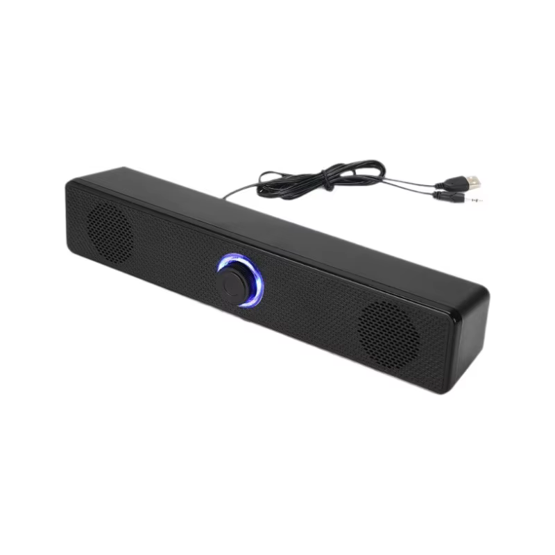 Barre de son PC filaire et Bluetooth, alimentée par USB, pour TV, PC, ordinateur portable, jeux, sys