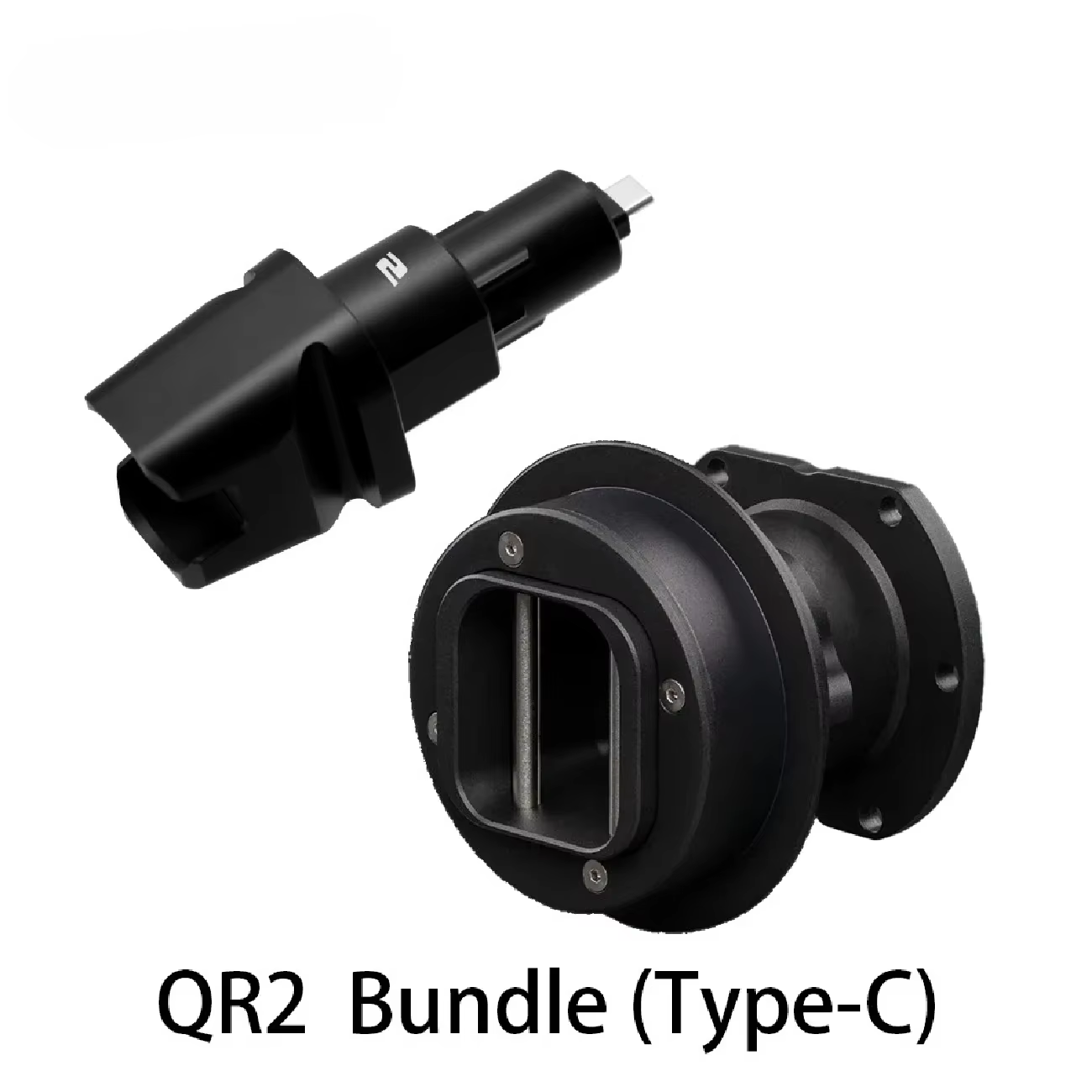 Simube en stock Lot QR2 noir (type-c) à dégagement rapide pour Fanatec Wheel-Side et base QR2 Side (