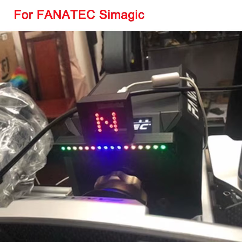 Afficheur multifonctionnel pour jeux de simulation de course, affichage du tableau de bord, PC USB p