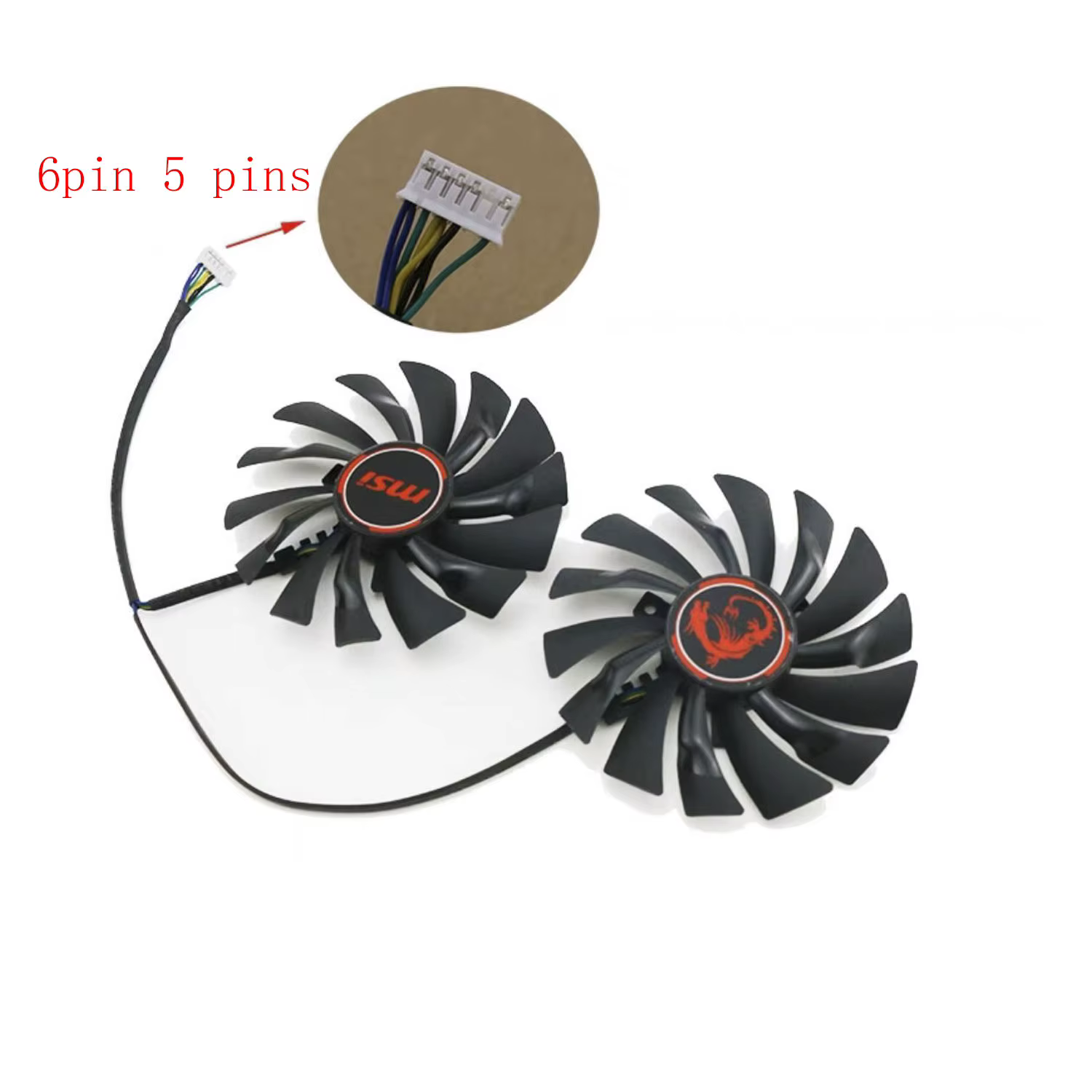 Ventilateur de refroidissement pour carte graphique MSI R9 390 R9 380 R7 370 GTX 980 980Ti 970 960 9
