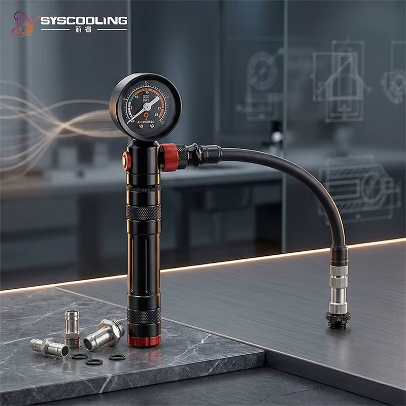Testeur de fuite pour système de refroidissement liquide PC SysCooling, détecteur de pression d'air,