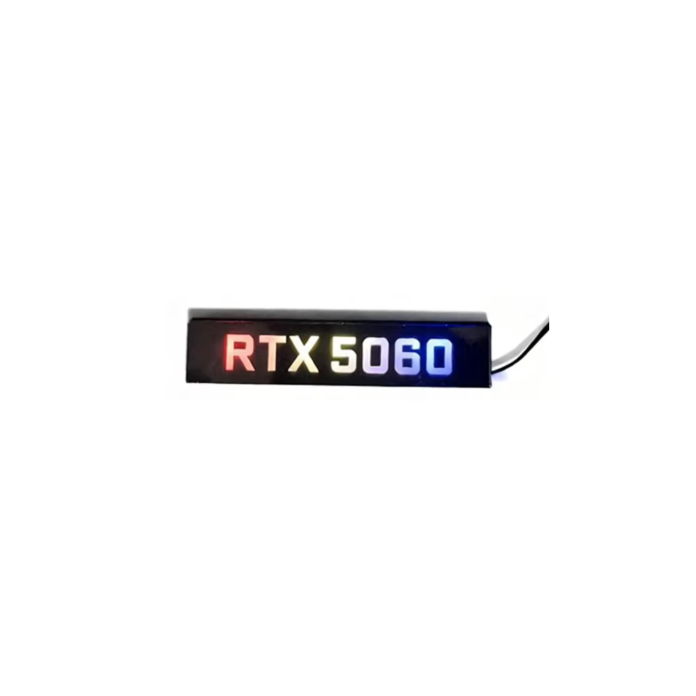 Panneau d'éclairage latéral MOD ARGB VGA GPU pour RTX GTX 5050 5060 5060TI 5070 5070Ti 5080 5090, pl