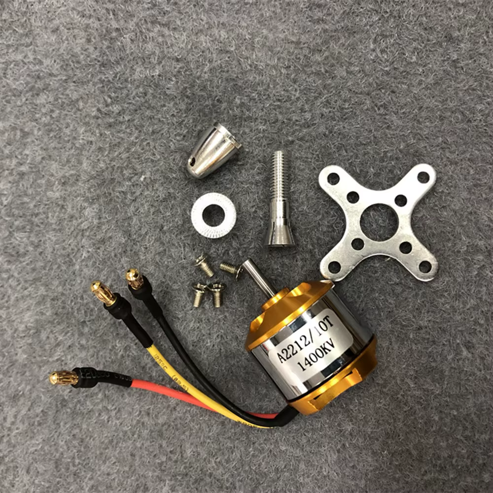 Moteur sans balais A2212, 930/10001200/1400/1800/2200/2450/2700KV, pour avion RC, multicoptère, 1 pi