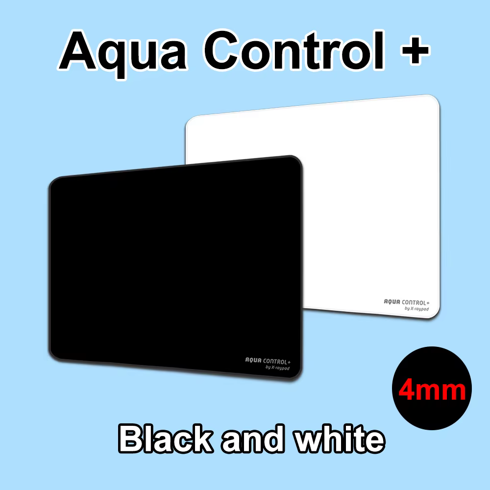 Tapis de souris de jeu X-Raypad Aqua Control+ 900x400x4mm, version noire ou grise, Valorant CSGO PUB
