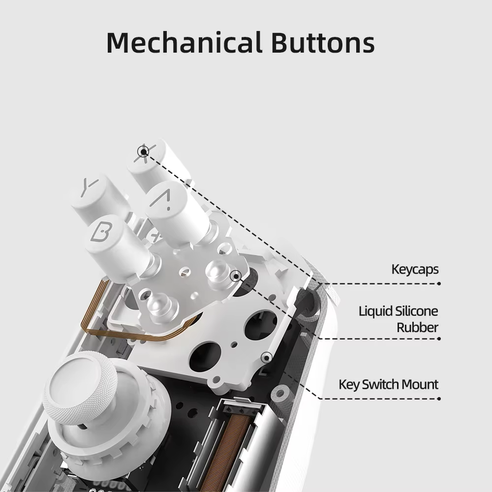 Manette Mobapad M6 Gemini pour Nintendo Switch avec contrôleur à effet Hall, vibration HD pour conso