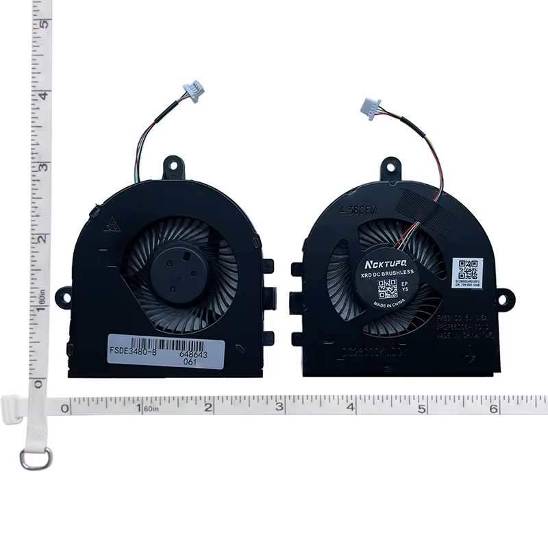 Ventilateur de refroidissement CPU GPU pour ordinateur portable, Dell Inspiron 3480, 3481, 5493, 549