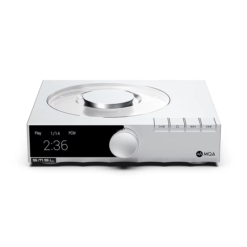 Lecteur CD SMSL PL200T MQA-CD Horloge de transport Entrée et sortie P.A.S.S. sortie optique coaxiale