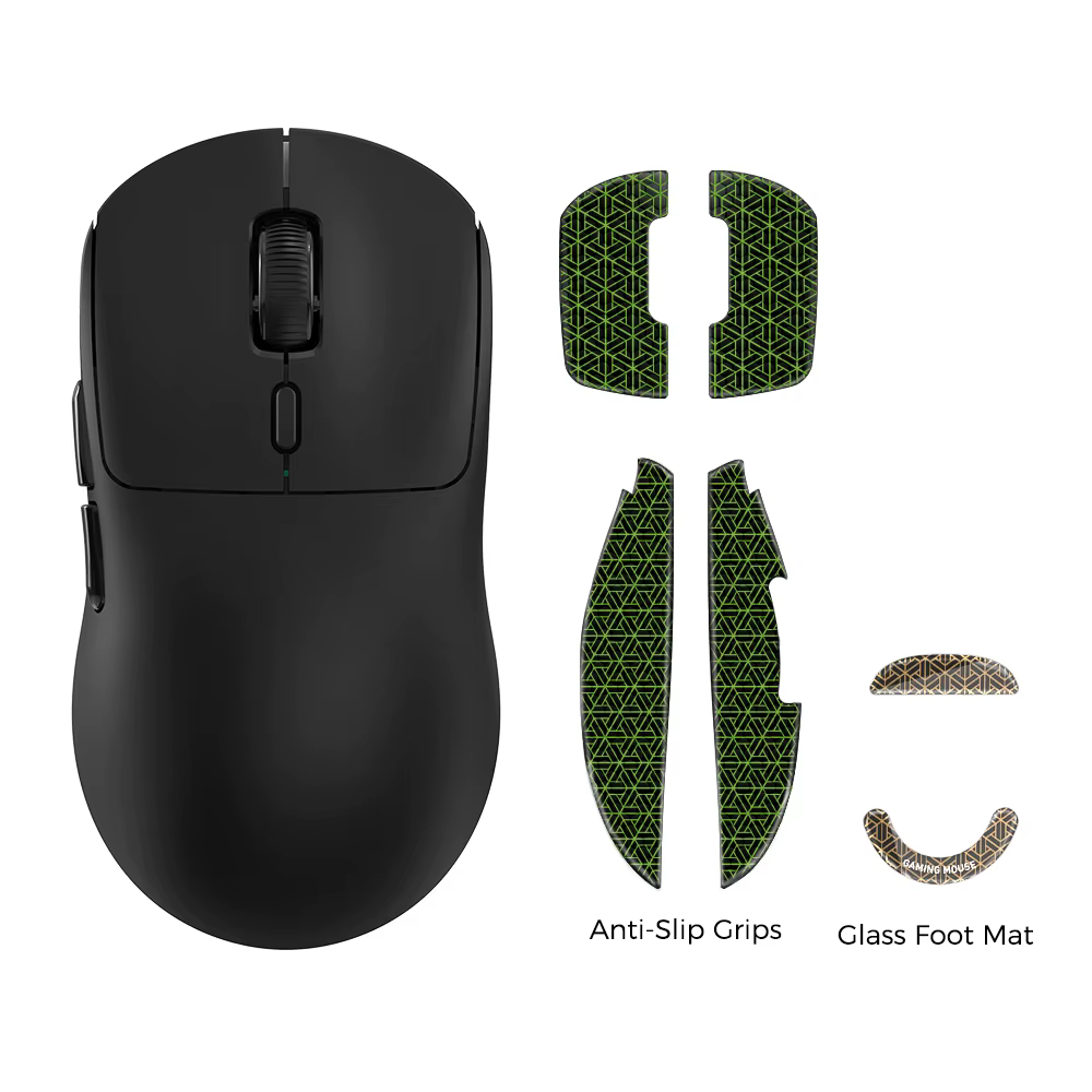 KYSONA M600 V2 souris de jeu noire souris sans fil PAW3395 DPI réglable 55g conception ergonomique U