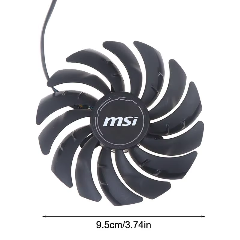 Ventilateur de carte vidéo pour MSI GeForce RTX 3070 3060 3060Ti VENTUS 2X OC 95MM PLD10010S12HH RTX