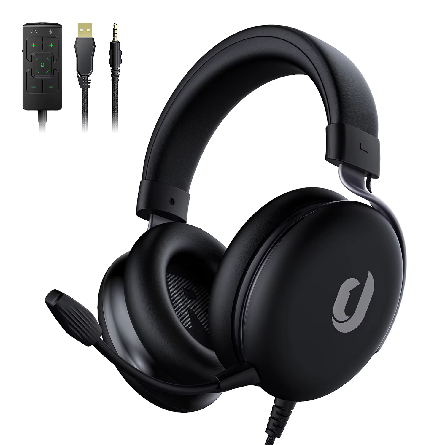 Casque de jeu pour PC, Ps4, Ps5, casque Xbox avec son Surround 7.1, casque de jeu avec micro antibru