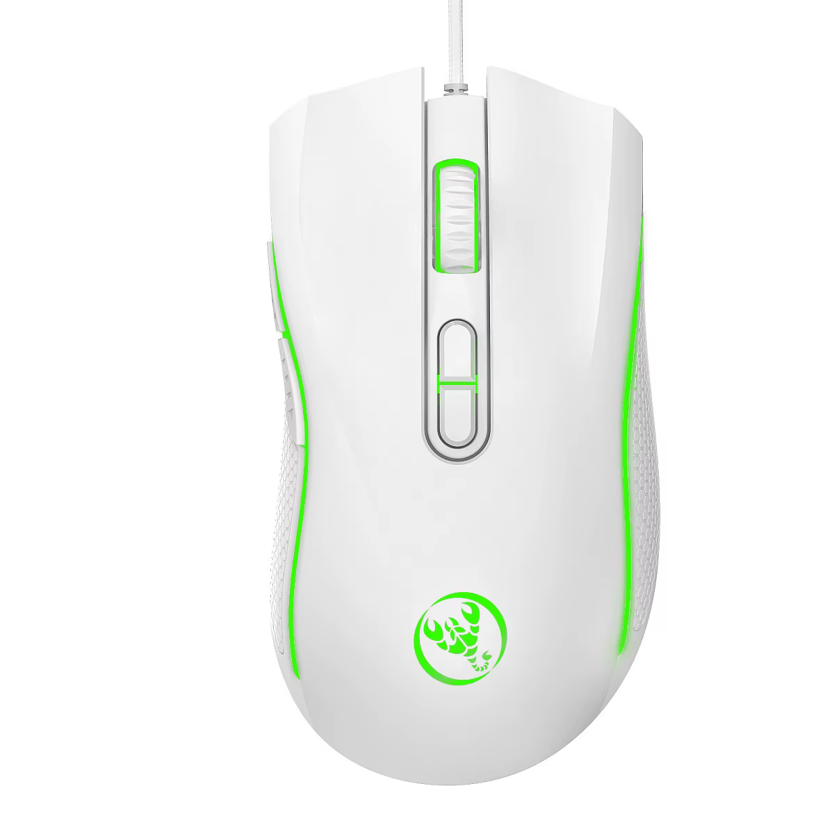 Souris de jeu optique professionnelle haut de gamme, avec rétroéclairage LED de 7 couleurs vives et